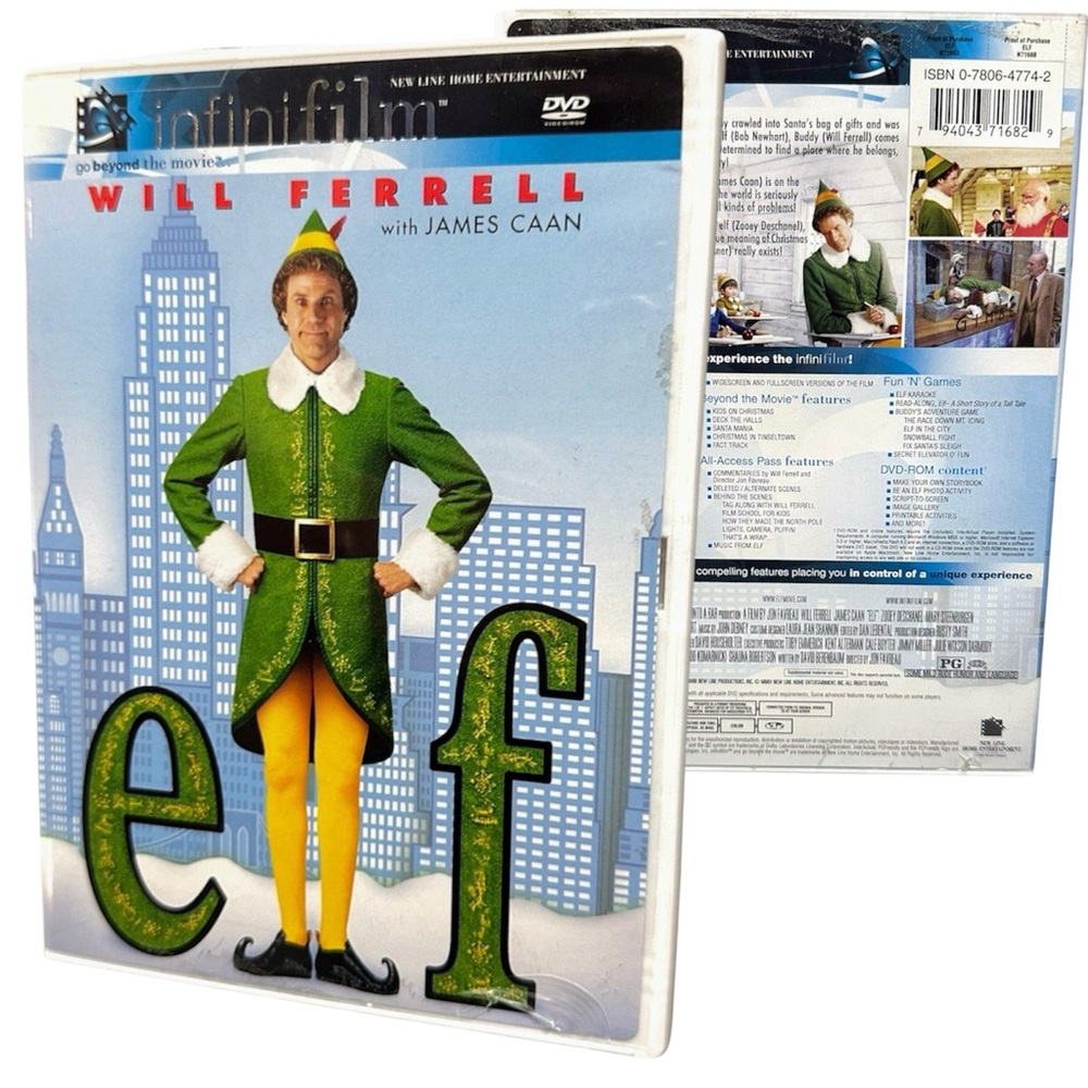 Elf Infinifilm 2-Disc Widescreen DVD - Will Ferrell, James Caan (2004)